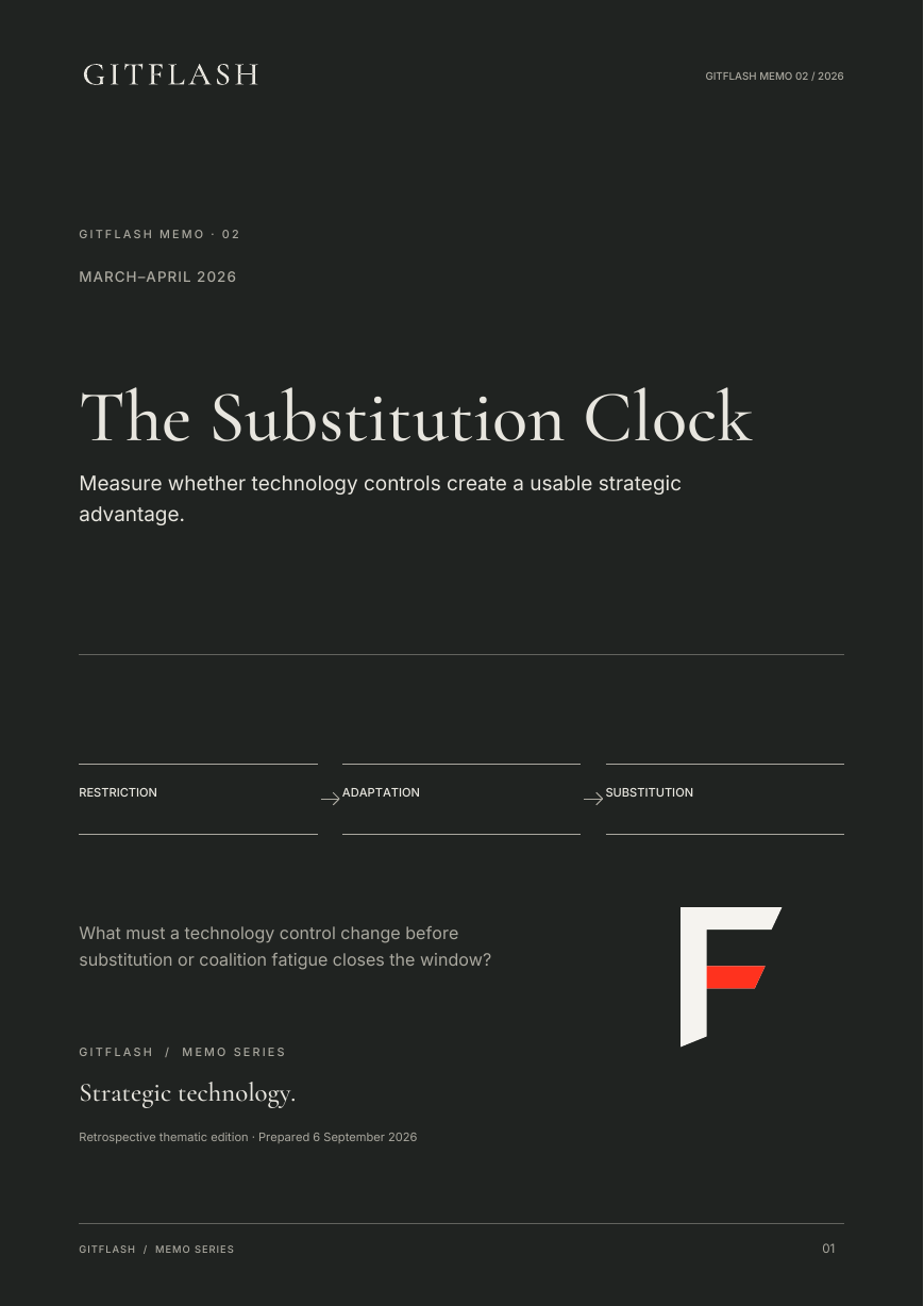 GitFlash memo cover: The Substitution Clock.